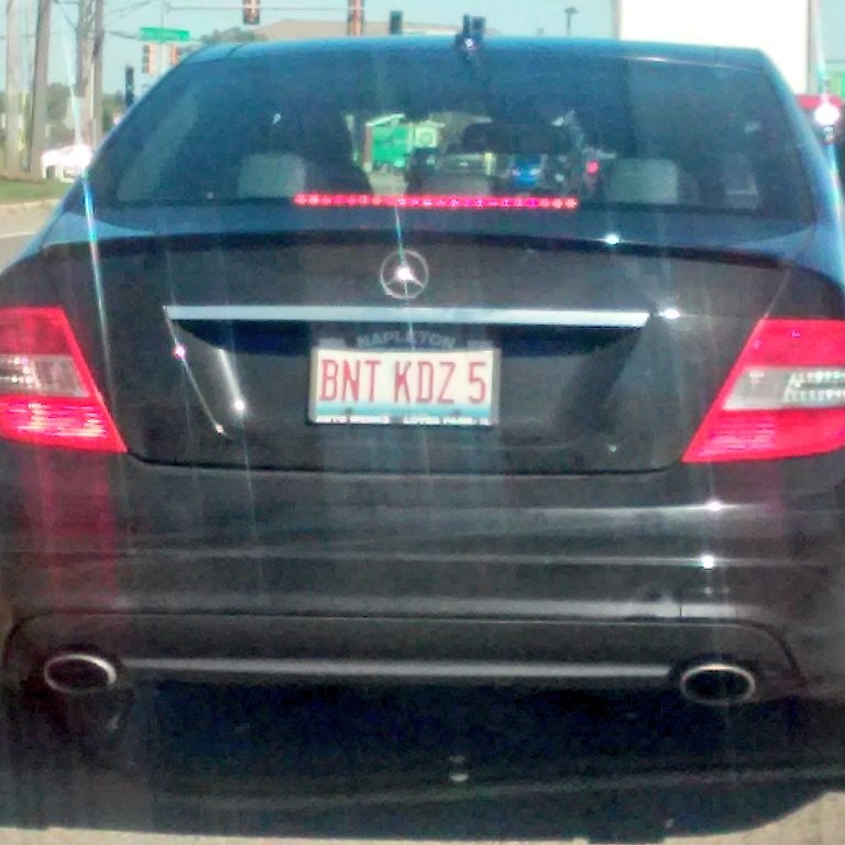 What Does A I Mean On A License Plate