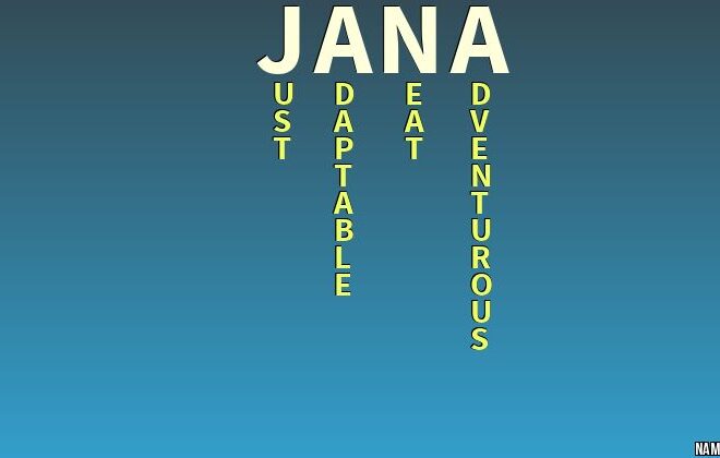 What Does The Name Jana Mean