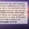 What Does Jeremiah 17 7-8 Mean
