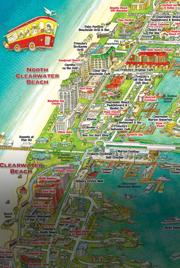 Jolley Trolley Clearwater Map