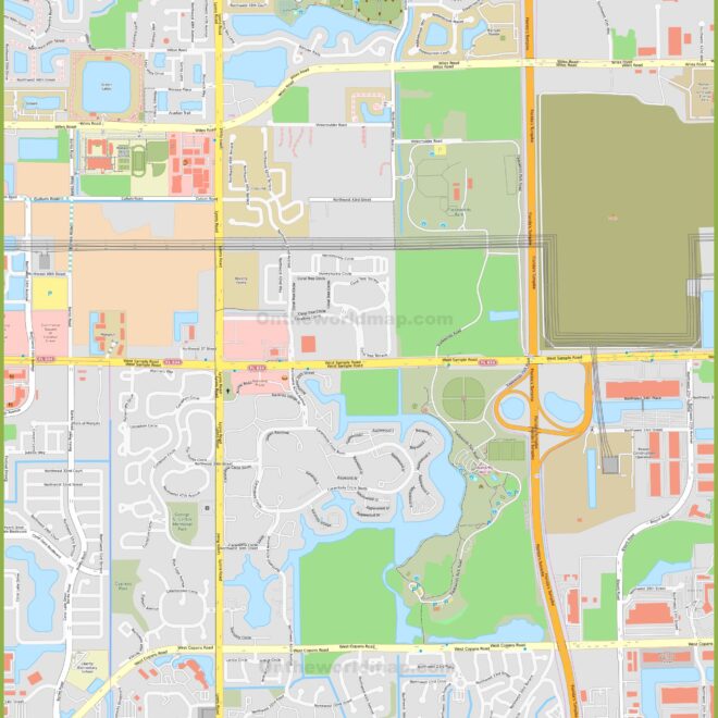 Map Of Coconut Creek Fl