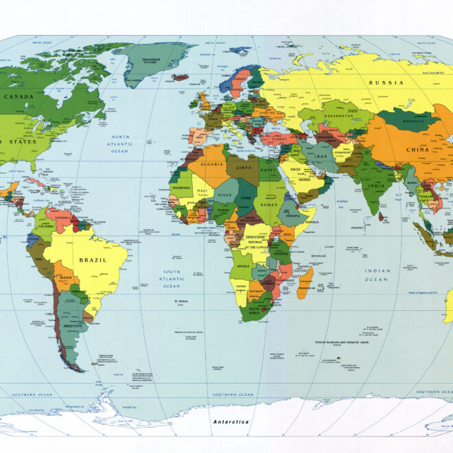 Map Of Cities In The World