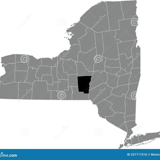Map Of Chenango County New York