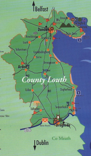 New Page featuring a map of Louth