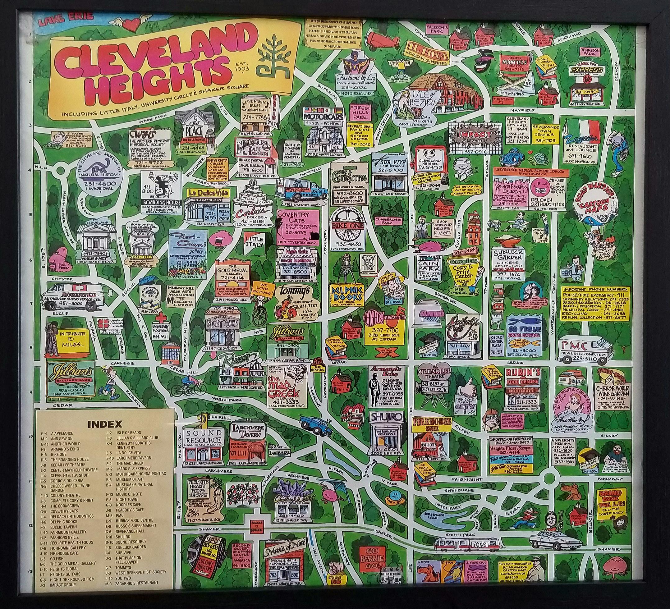 An animated map of Cleveland Heights