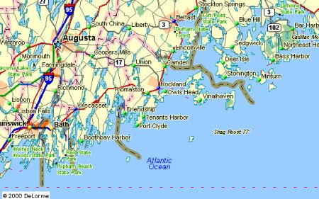 Coastal Maine Maps - Maine Maps and Chamber of Commerce Information