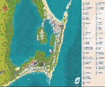 Resort Map | Club Med Cancun Yucatan | Cancun, Mexico