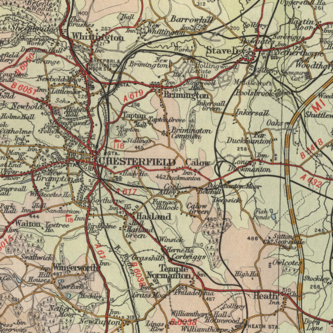 Map Of Chesterfield