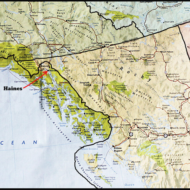 Map Of Haines Alaska
