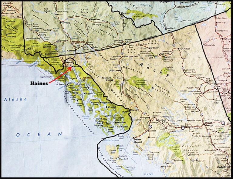 Map Of Haines Alaska