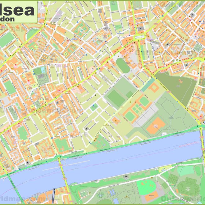 Map Of Chelsea