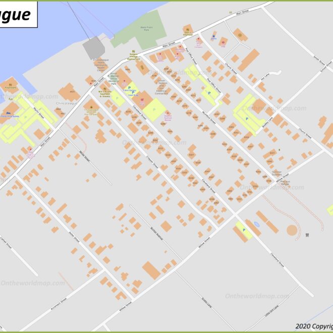 Map Of Chincoteague Island Va