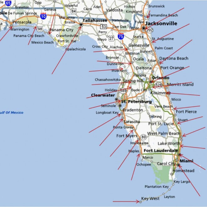 Map Of Clearwater Florida Area