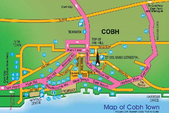 Map Of Cobh County Cork