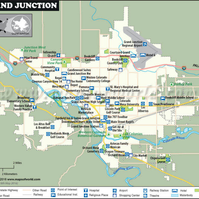 Map Of Grand Junction