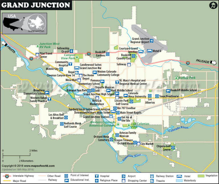 Map Of Grand Junction
