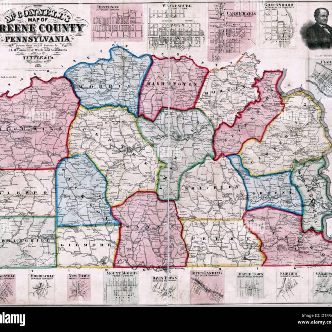 Map Of Greene County Pennsylvania