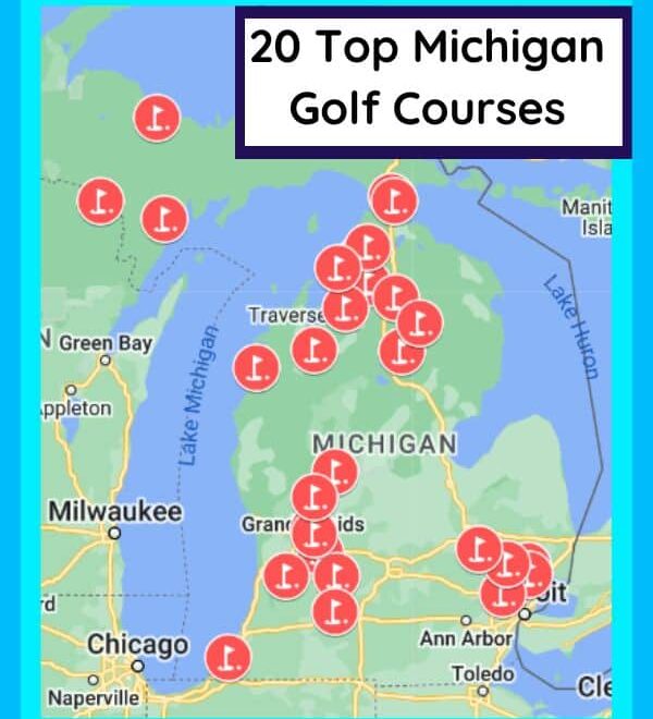 Map Of Golf Courses In Michigan