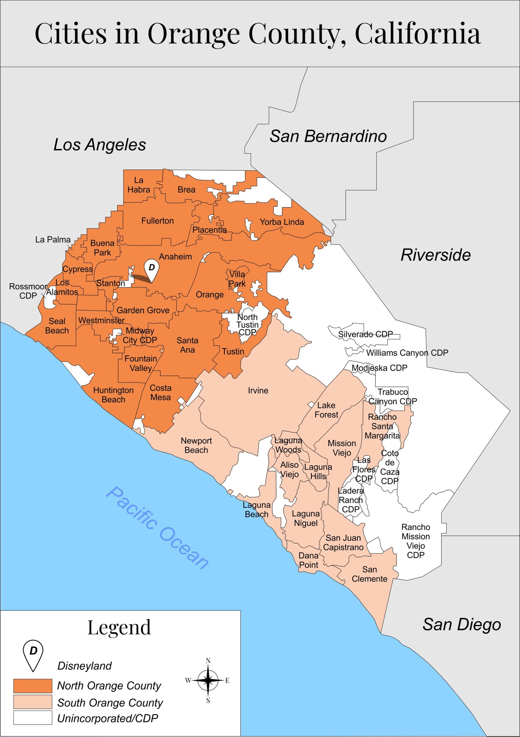 Complete List of Orange County Cities