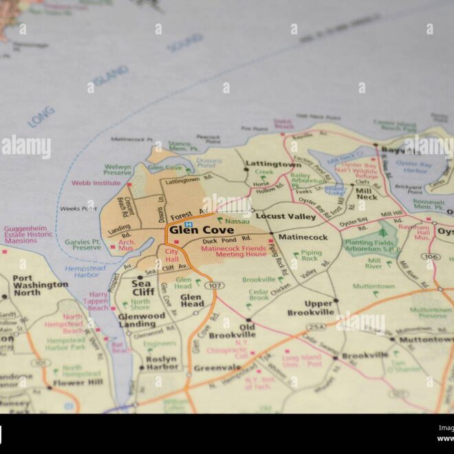 Map Of Glen Cove Ny