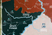 Map Of Golden Triangle Thailand