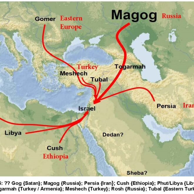 Map Of Gog And Magog War