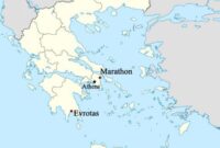 Map Of Greece Marathon