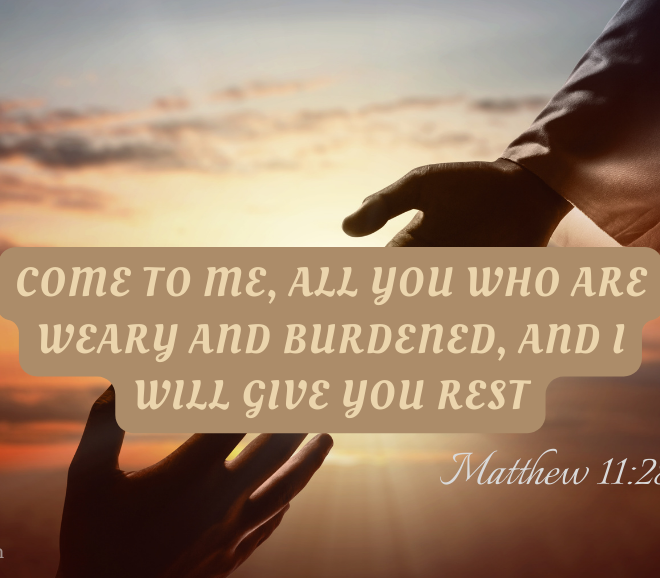 What Does Matthew 11 28-30 Mean