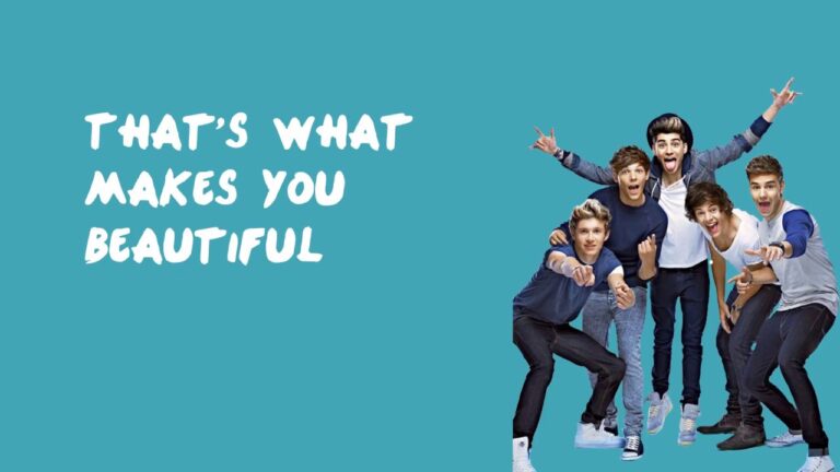 What Makes You Beautiful Lyrics Meaning