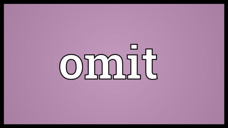 What Does Omitted Mean On Uworld
