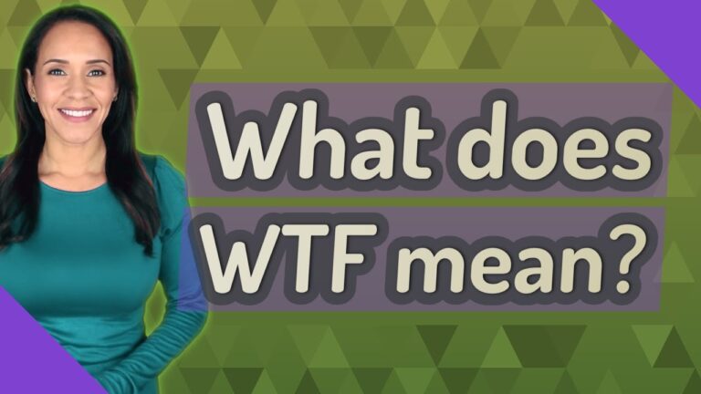What Does Wtfk Mean In Text