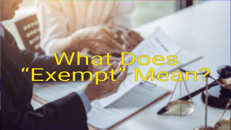 What Does Permit Exempt Mean