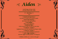 What Does The Name Aiden Mean Biblically