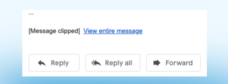 What Does Message Clipped Mean In Gmail