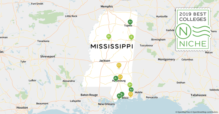 Map Of Colleges In Mississippi