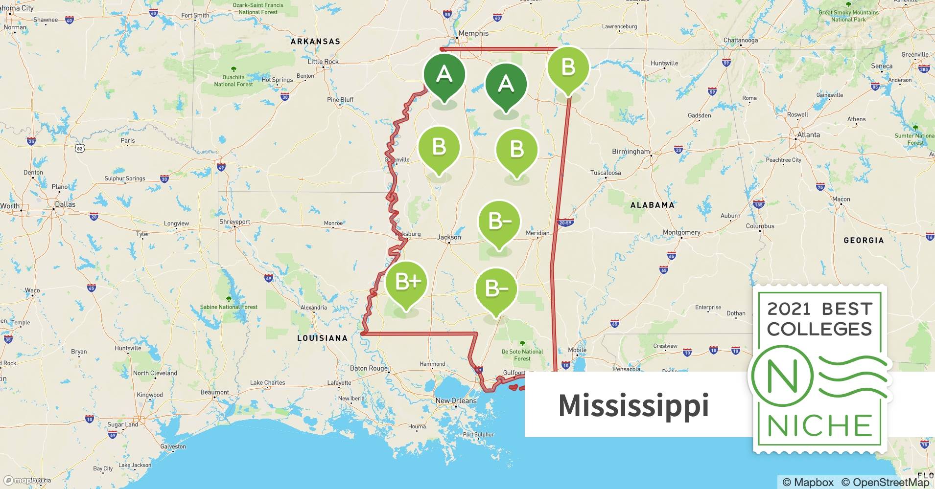 2021 Best Colleges in Mississippi - Niche