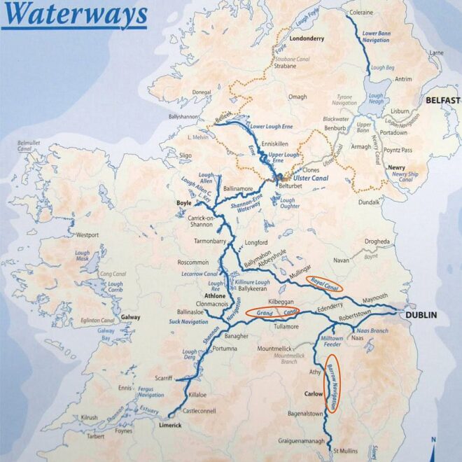 Map Of Grand Canal Ireland
