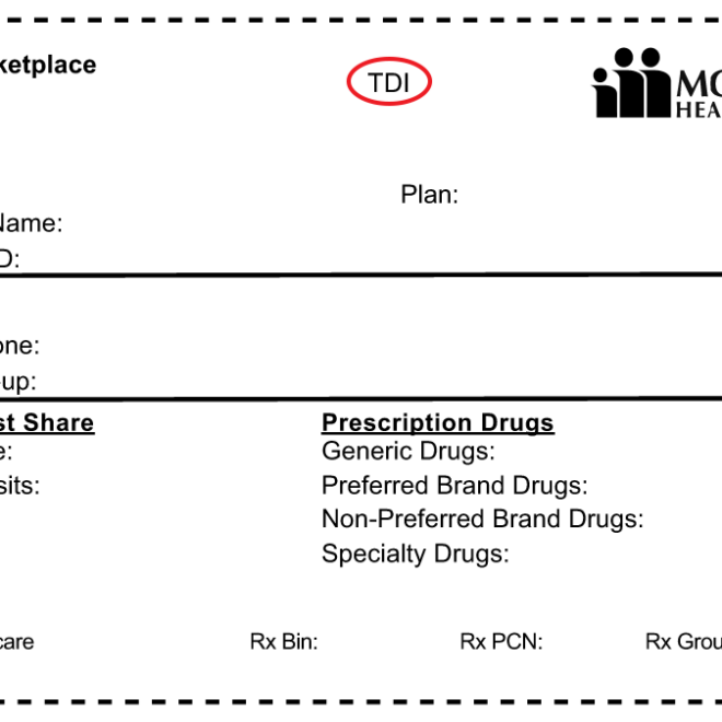 What Does Tdi Mean On Insurance Card
