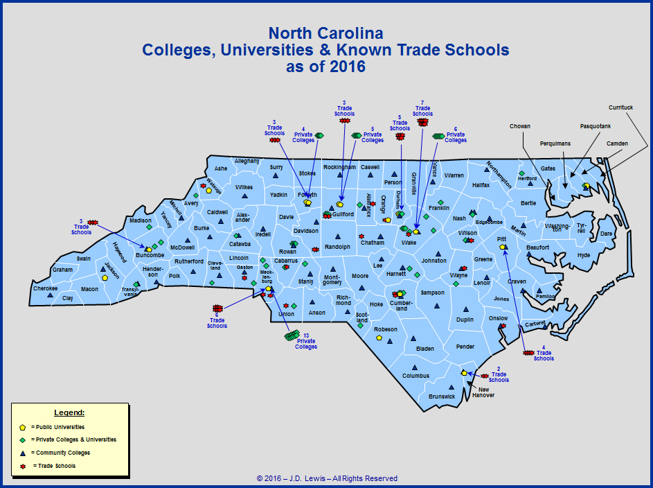 Interactive College Map
