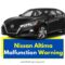 What Does Malfunction Mean On Nissan Altima