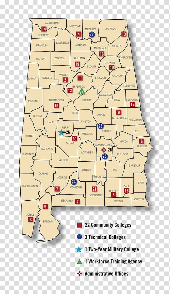 Colleges Cities And Towns Map
