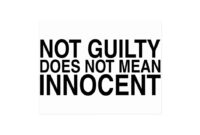 What Does Not Guilty Mean In Court