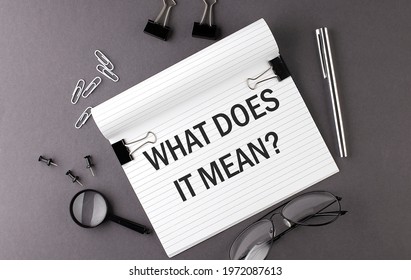 what does it mean picture