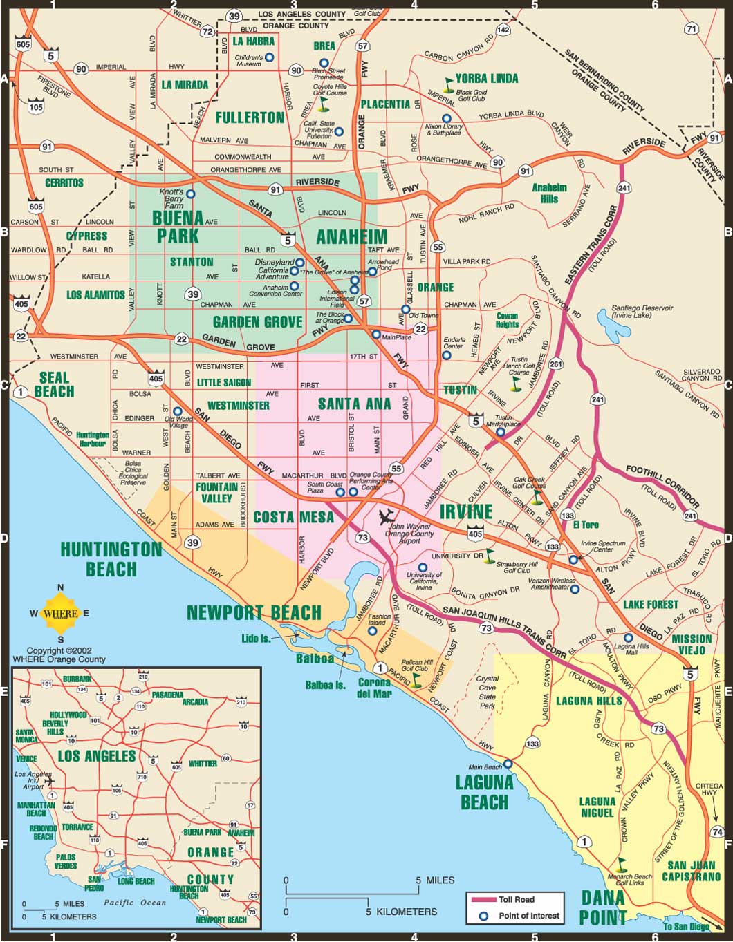 Orange County Overview Map