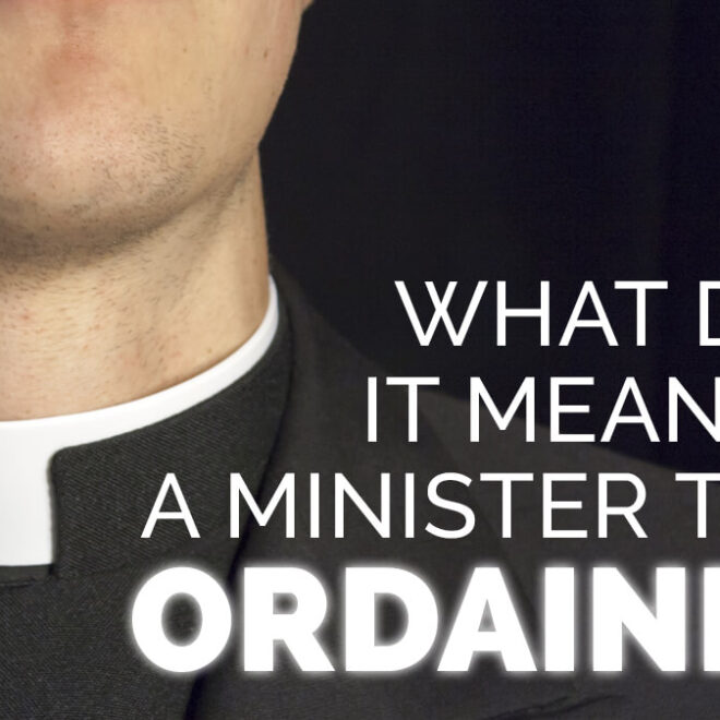 What Does It Mean To Minister To The Lord
