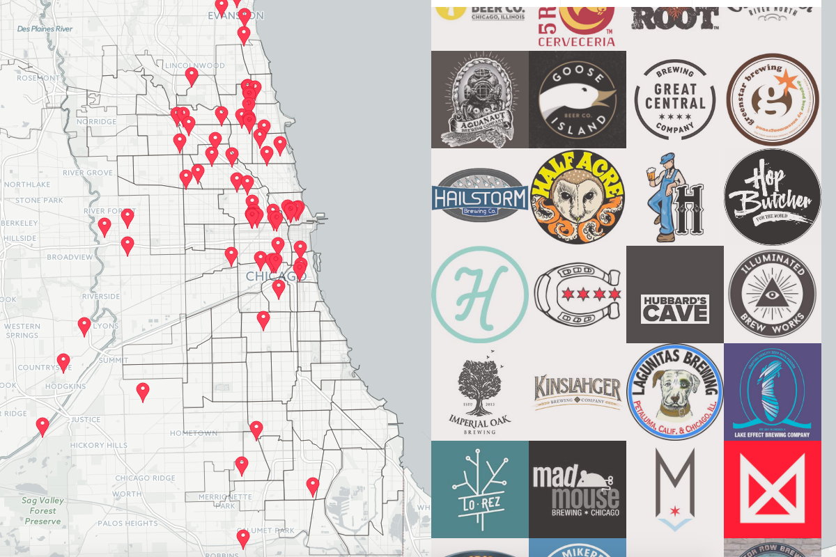 The Ultimate Map Of Chicago’s Craft Beer Scene