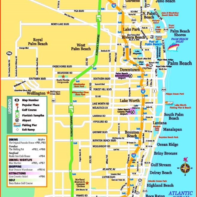 Map Of Cities In Palm Beach County