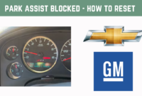 What Does Park Asst Blocked Mean