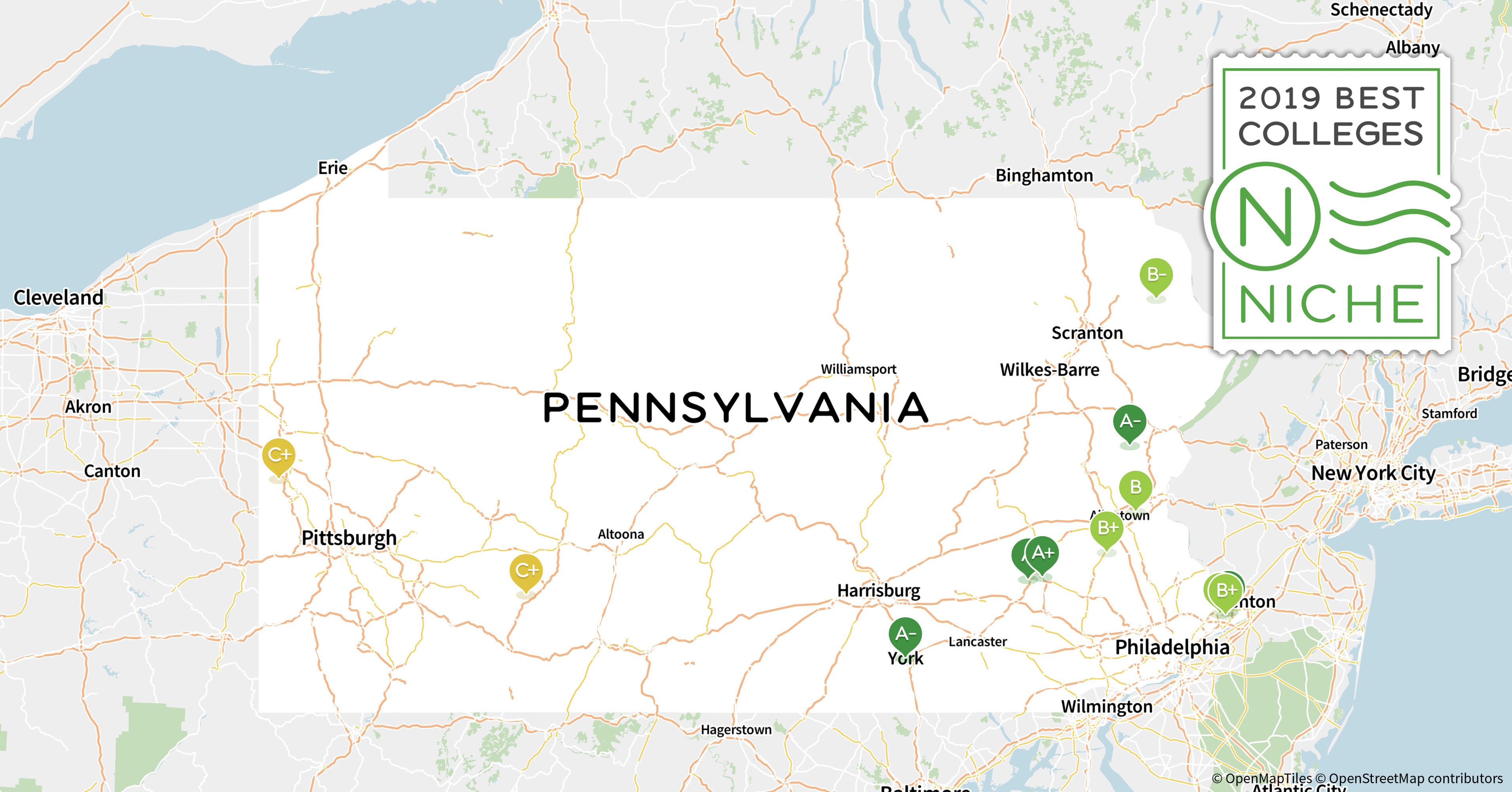 2019 Best Colleges in Pennsylvania - Niche