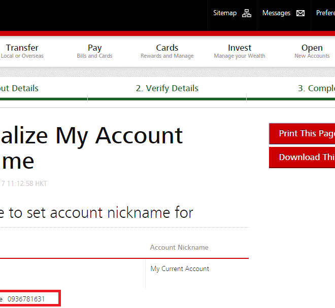 What Does Bank Account Nickname Mean